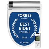 BioBidet BB2000 vista frontal en blanco mostrando diseño elegante y confort