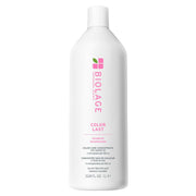 Biolage Color Last shampoo front bottle showing label and measurable benefits