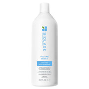 Biolage envase frontal Volume Boost muestra tamaño grande y beneficio volumen