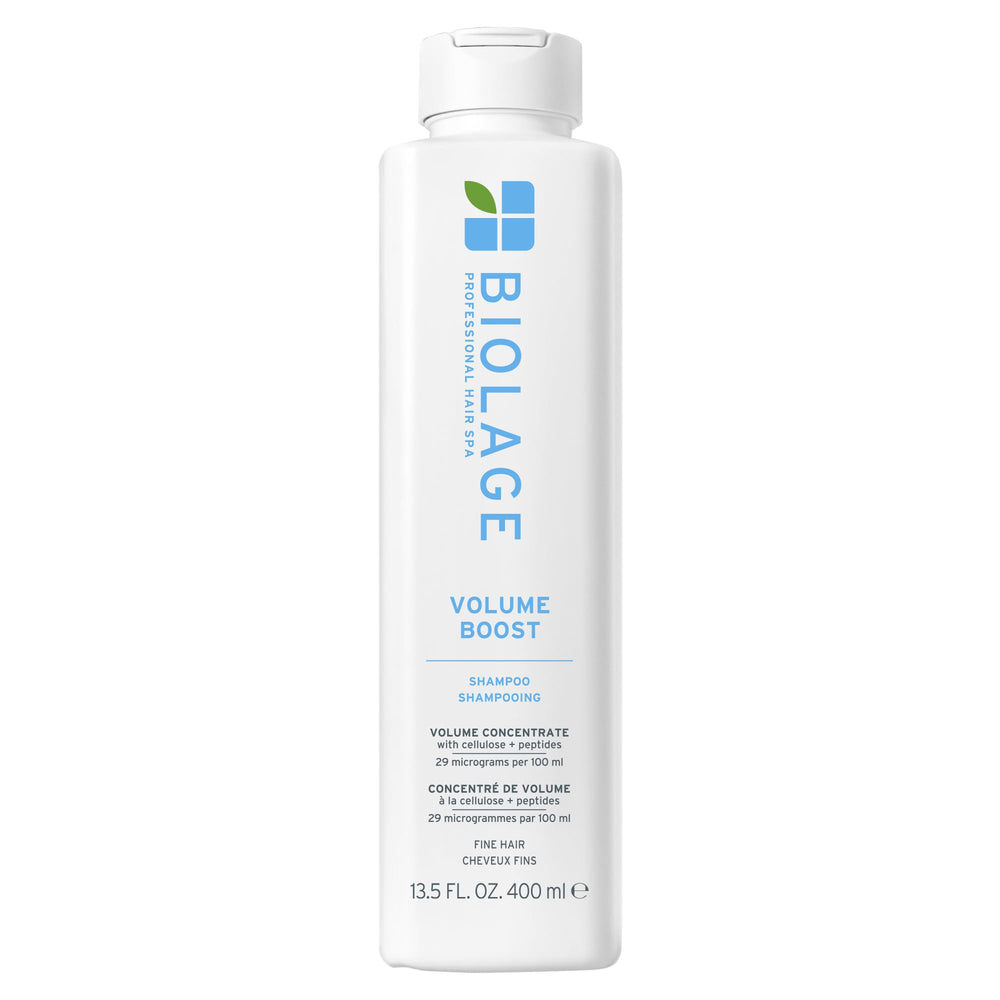 Biolage envase frontal mostrando diseño y volumen profesional