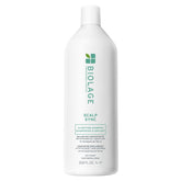 Biolage bote frontal Scalp Sync 33.8 fl oz mostrando diseño y beneficio purificante