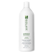 Biolage envase frontal mostrando el champú grande y su beneficio fortalecedor