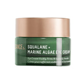 BIOSSANCE front packaging showing compact 0.5 oz jar and sleek finish benefit: travel-friendly