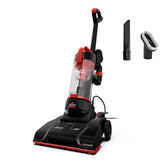 Bissell CleanView Compact front view showing slim profile and handle for easy storage