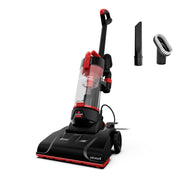 Bissell CleanView Compact front view showing slim profile and handle for easy storage