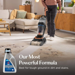 Bissell etiqueta con StainProtect destacada y beneficios contra manchas