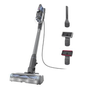 Bissell PowerClean FurFinder vista frontal iluminando pelo oculto, mejora la detección