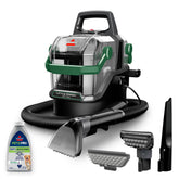 Bissell Little Green vista frontal mostrando diseño y potencia