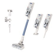 Bissell PowerClean front view showing slim cordless design and strong suction