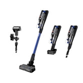 Bissell PowerClean front view showing sleek cordless design and pet hair removal benefit