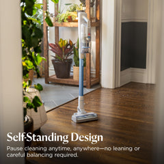 Bissell PowerClean used handheld to clean stairs, quick above-floor cleaning
