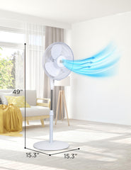 BLACK+DECKER detalle de la rejilla y aspas mostrando flujo de aire eficiente