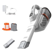 BLACK+DECKER vista frontal mostrando diseño compacto y almacenamiento fácil