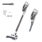 BLACK+DECKER vista frontal blanco, diseño compacto y fácil almacenamiento