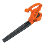 BLACK+DECKER frontal del soplador mostrando diseño compacto y potencia