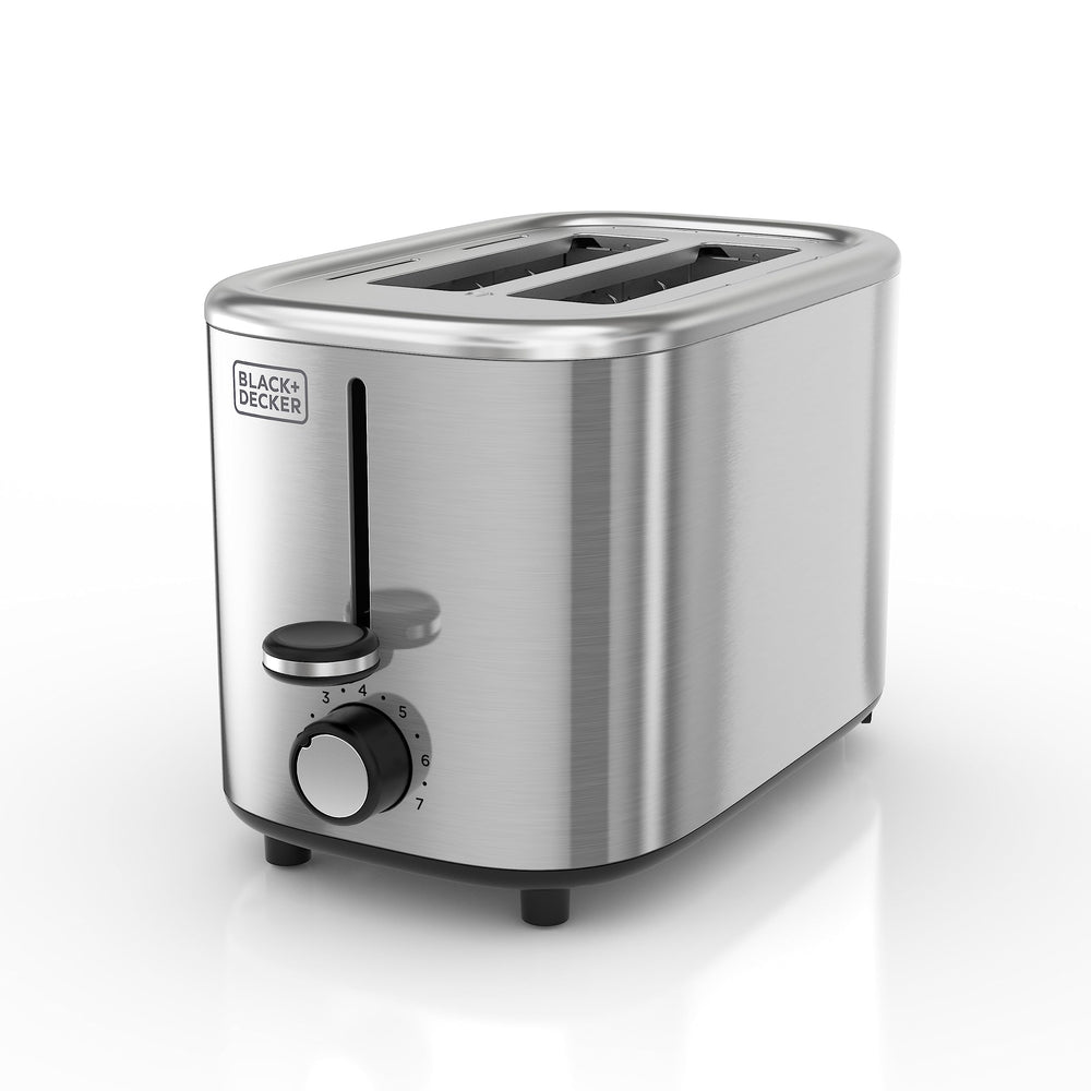 BLACK+DECKER frente en acero inoxidable, diseño duradero y elegante