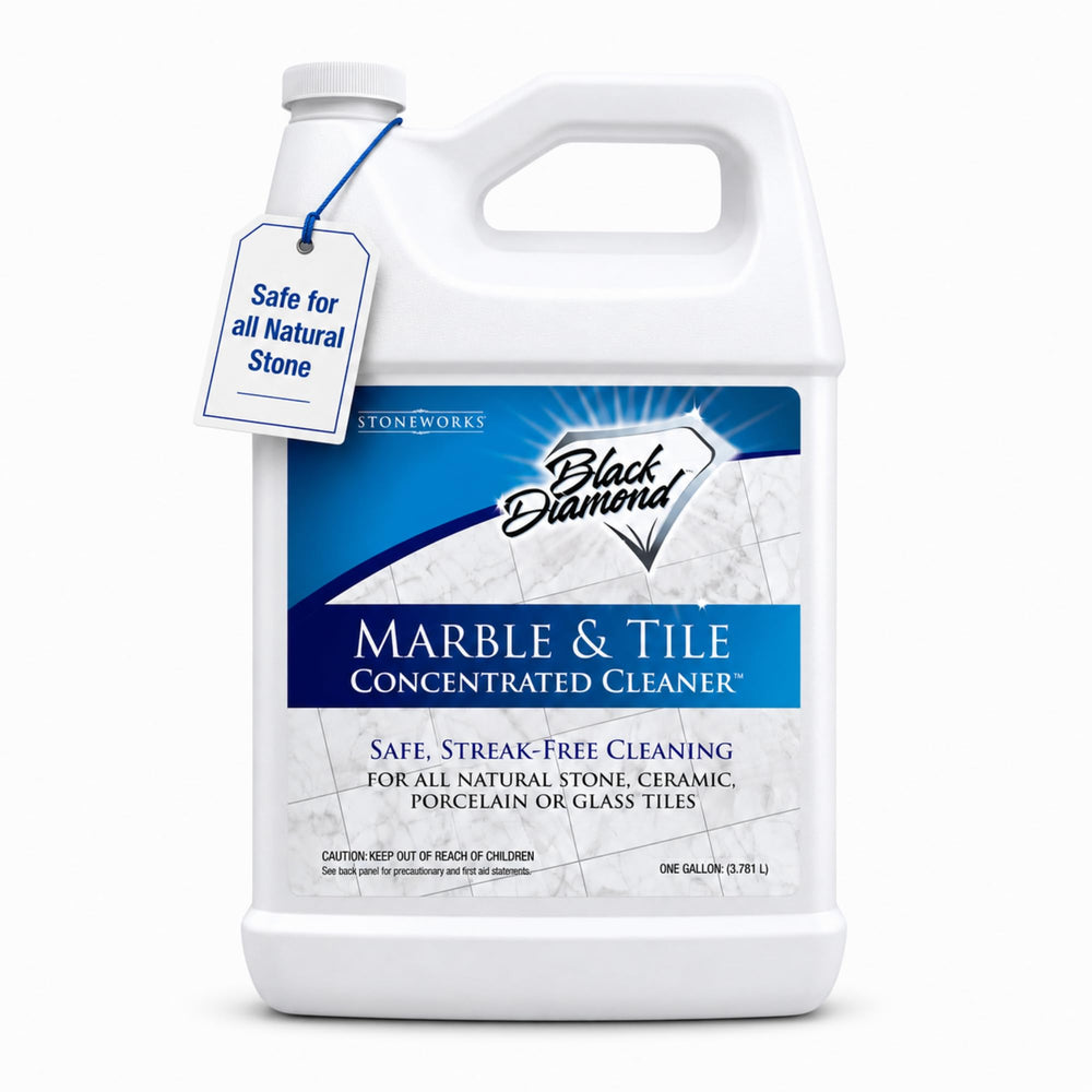 Black Diamond Stoneworks front label showing product name and benefits