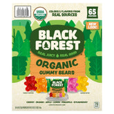 Black Forest frente del paquete mostrando 65 bolsitas y sello orgánico
