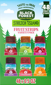 Black Forest vista frontal del paquete que muestra el surtido y beneficios prácticos