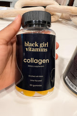 Black Girl Vitamins etiqueta ingredientes clara y beneficios para piel