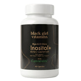 Black Girl Vitamins envase frontal mostrando etiqueta clara y beneficios