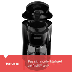 BLACK+DECKER cesto de filtro desmontable para limpieza rápida y sencilla