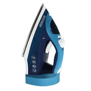 BLACK+DECKER iron front view showing compact shape and easy handling benefits