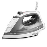 BLACK+DECKER iron front view showing design and compact benefit