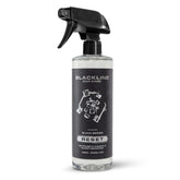 Blackline Reset front bottle showing Dark Ice label and premium look, conveys quality