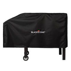 BLACKSTONE vista frontal de la funda 28" protegiendo la plancha contra lluvia