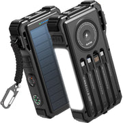 BLAVOR front view showing built-in cables and charging versatility
