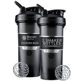 BlenderBottle Classic V2 frontal del pack negro mostrando capacidad y diseño práctico