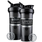 BlenderBottle Classic V2 frontal del pack negro mostrando capacidad y diseño práctico