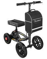 BlessReach front view of knee scooter showing frame and handlebars for confident mobility
