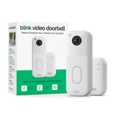Blink front view showing doorbell exterior and visible HD camera for clear entry monitoring