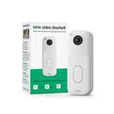 Blink front view showing doorbell design and clear HD framing benefit