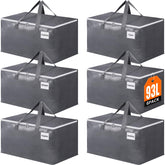 BlissTotes front view of six-pack showing durable bags and capacity benefit