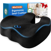 BlissTrends front view of XL cushion showing full coverage and comfort