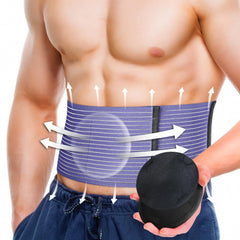 BLITZU vista frontal del cinturón mostrando diseño y cierre, soporte cómodo