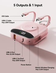 BLJIB magnetic Apple Watch puck charging an Apple Watch with convenience benefit