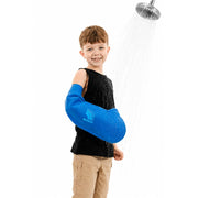 BLOCCS funda frontal en empaque mostrando talla CA79-M y protección impermeable