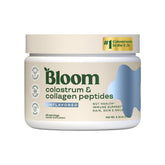 Bloom Nutrition front jar view showing label and serving count for informed purchase