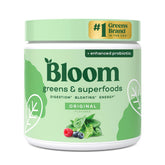 Bloom Nutrition envase frontal que muestra 30 servicios y sabor clásico