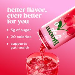 Bloom Nutrition lata en mano mostrando tamaño real y portabilidad práctica