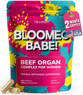 Bloomeo front packaging showing bottle and label for clear benefit