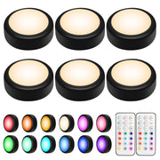 BLS foco frontal pack seis luces, iluminación instantánea y sin cables