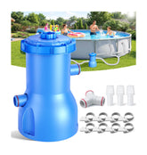 BluClear front view showing pump and housing, highlighting reliable filtration