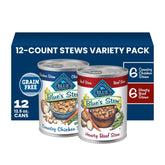 Blue Buffalo front packaging showing variety pack and benefits