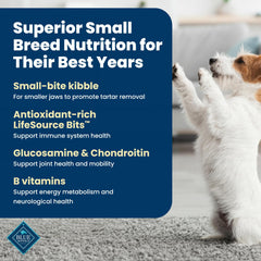 Blue Buffalo ingredientes naturales: pollo y granos integrales que nutren al perro
