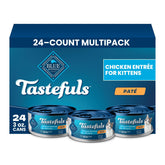 Blue Buffalo front packaging showing product benefits and kitten nutrition